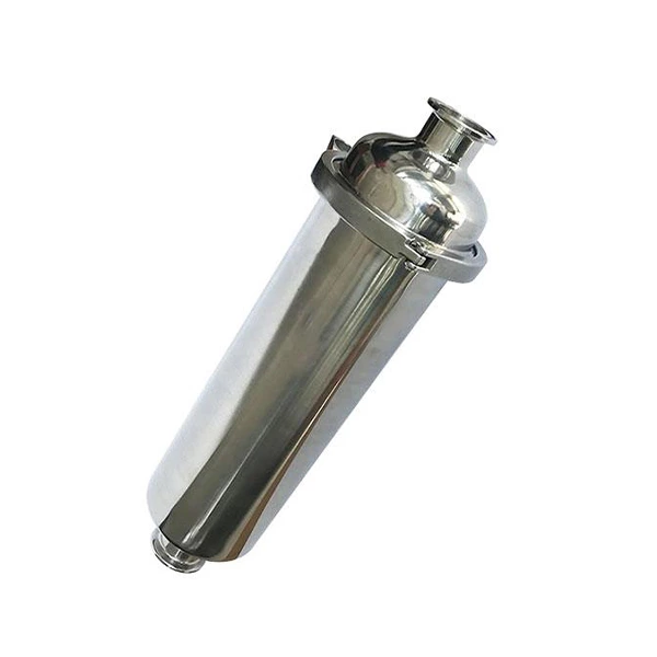 Sanitary 304 316L Welding Stright Type Filter Strainer