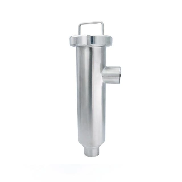 Sanitary 304 316L Welding Stright Type Filter Strainer